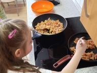 Tortilly s kuřecím masem