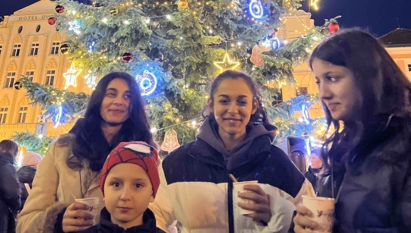 Slavnostní rozsvícení vánočního stromu na Náměstí Přemysla Otakara II.