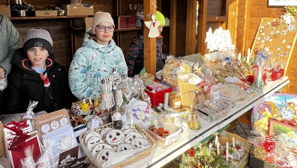 Prodej na vánočních trzích