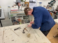 řezání a lepení skla