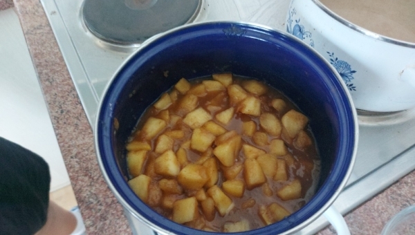 Únor - Teplý jablečný kompot - Ďurkovičová