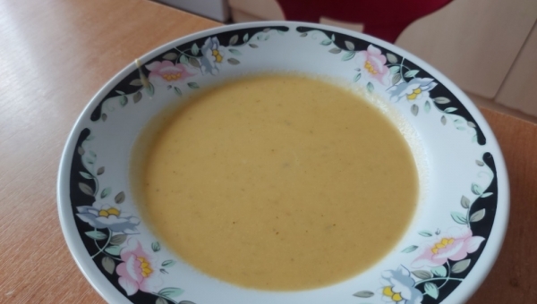 Červen - krémová bramborová polévka - Ďurkovičová